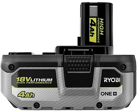 TTI Ryobi PBP004 ONE+ High Performance 18 Volts Lithium-Ion 4.0 Ah Battery