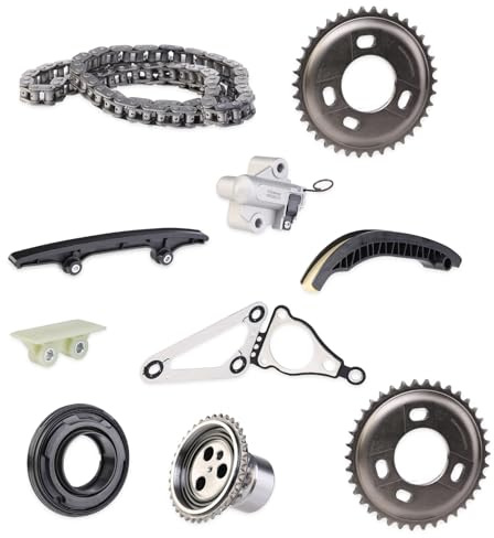 RIDEX 1389T2552 Kit de cadena de distribución con juntas con rueda dentada Compatible con FORD Transit Custom V362 Furgón FY, FZ