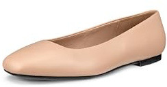 ECCO kvinnors Margot ballet flat, naken, 7 UK, NAKEN, 7 UK