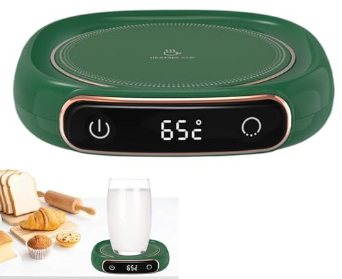 Scaldabagni Elettrico – Scaldabagno Intelligente 10 W | Riscaldatore a tazza a riscaldamento rapido a 3 impostazioni di temperatura, riscaldatore intelligente per bevande, scaldabagno a C