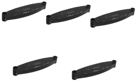 BESPORTBLE 5 Piezas peldaños de Escalera de trampolín estacas de trampolín Tienda de trampolín Escalera de Mano Polos Suministros de trampolín reemplazo de escalones de Escalera páginas Black