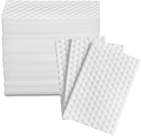 Foamworld 40 esponjas borradoras, esponja borradora de suciedad – Toallitas de limpieza desechables extra gruesas blancas, versátiles para cocina, zapatos y más.