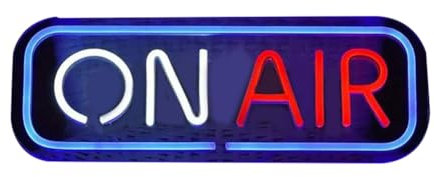 Qerwsdty Letrero de Neón On Air Letrero de Luz de Neón LED Adecuado para Decoración de Pared Alimentación por USB Adecuado para Decoración de Dormitorio Regalo