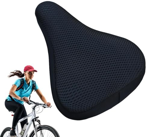 Cykelsadelöverdrag - mjuk vadderad, halkfritt överdrag | ergonomisk