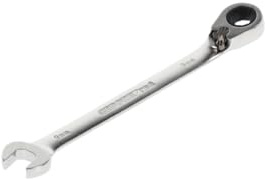 GEDORE red Ringratschenmaulschlüssel, umschaltbar, SW 9 mm, abgewinkelt, flach, 12-kant, Schraubenschlüssel, R07200090