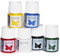 Panduro Acrylfarben Set, Basic Set-6 x 20ml Wasserbasierte Acrylfarben ideal für den Außenbereich auf Holzfarbe, Steinen, Metall, Beton & Leder, perfekt für Einsteiger und Profis in Bastelprojekten.