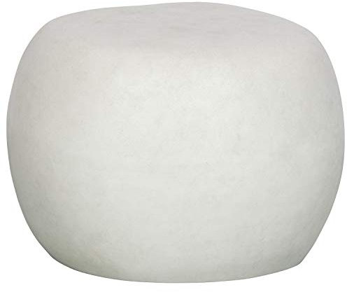 De Eekhoorn Couchtisch Pebble Ø 50 cm Faserlehm Betonoptik Sofatisch Outdoor Beistelltisch