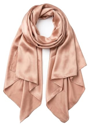 Trillion London® Silk Scarf, Birthday Gifts for Women, Designer Scarf | 180x90cm Large Wrap, Soft & Lightweight, Smooth Finish, Perfect for Spring, Summer, Autumn & Layering in Winter