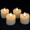 Rhytsing 4 Velas votivas sin llama cera real con temporizador, velas de pilas con llama para corona de Navidad, 5cm x 5cm