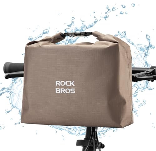 ROCKBROS Lenkertasche Fahrrad wasserdichte Fahrradkorb vorne Tasche 2,5L-4L Vorne Fahrradtasche Fahrradzubehör Werkzeugtasche