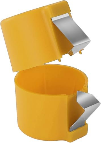 Egg Cracker Tool - Egg Cracker Separator Tool, Handheld Egg Cutting Tool, Kitchen Egg Shell Cutter Tool, Kitchen Baking Tools, Portable Egg Cracking Tool for Home Dorm Kitchen (1, Yellow)