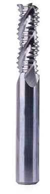 1 pieza 12mm 3 4 flautas HRC55 fresas de desbaste fresas CNC herramientas de desbaste brocas de enrutador de carburo brocas de fresado(12X100-3F)