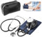 Tensiometre Bras Manuel, Tensiometre Manuel avec étui, Sphygmomanomètre Anéroïde, Tensiometre Manuel et Stethoscope Convient à lusage Médical et à lusage Domestique, Noir