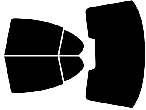 TINTCOM Lámina Tintada Precortada para BMW Serie 3 E46 4 Puertas Sedán 1998-2005 - (20% Oscuro Ahumado) - Cristales Laterales Traseros y Luneta - Protección UV, Reducción de Calor, Ajuste Exacto