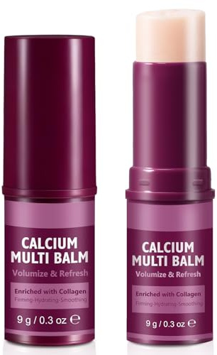 Calcium Multi Balm, Calcium Volume Multi Balm, Arricchito Con Collagene, Cura Idratante, Supporta Forza E Elasticità, Schiarisce La Pelle E Rivitalizzante, Per Occhi, Collo E