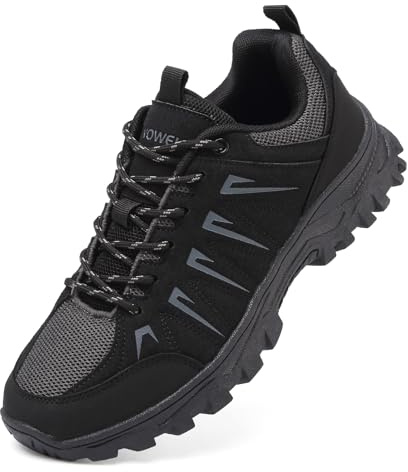 HaloTeam Zapatos de Senderismo Hombre Antideslizantes Transpirable Trekking Sneakers Escalada Zapatillas de Montaña EU 39-EU 45