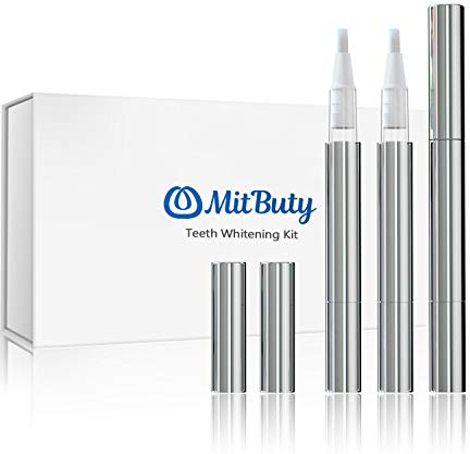 MitButy Lapiz Blanqueador de Dientes – Lápices de Gel Blanqueador Dental Professional, Blanqueamiento Suave y Efectivo, Blanqueamiento Dental en Casa para una Sonrisa Más Blanca - Teeth Whitening
