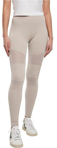 Urban Classics Leggings de Malla para Mujer, Gris cálido, S