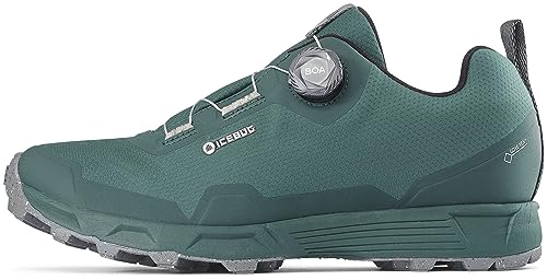Icebug Rover RB9X GTX Herren-Trailrunning-Schuh mit Traktionssohle, Blaugrün/Stein, 42 EU