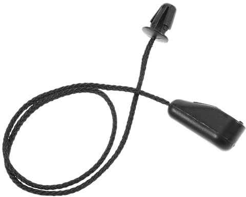 PERSELOSO Corde de Fixation pour Coffre de Voiture, Plastique Noir, Adaptée Hayon Arrière, Installation Rapide, Maintien Sécurisé, Rangement Plage Arrière, Longueur Flexible