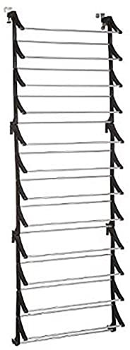Hogar y Mas Zapatero Colgante Negro para Puerta