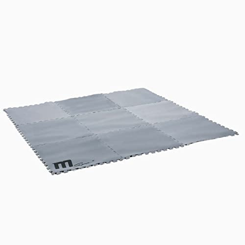 BRAST® MSpa Whirlpool wärmeisolierte Schaumstoff Bodenmatte | 177x177cm | medium | 9 Stück a 59x59cm | ineinander steckbar | passend für Whirlpool Oslo, Tekapo, Bergen, Mono, Duet & Naval