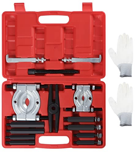 WiMas 14PCS Lager Abzieher Separator Kit, Heavy Duty Splitters Lager Remover Fly Rad Abzieher Set für Auto Radnabe Getriebe Ritzel Reparatur