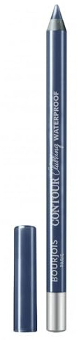 Bourjois Paris Contour Clubbing Bleistift Augen wasserdicht, gleitende und weiche Textur, Formel mit Jojobaölen, Nr. 76 Blue Soir, 1,2 g