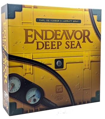 Burnt Island Games Endeavor Deep Sea - English Version - Exploration Strategie Brettspiel Unterwasserabenteuer - Kennerspiel des Jahres Gewinner 2025 - für 1 bis 4 Spieler ab 14 Jahren
