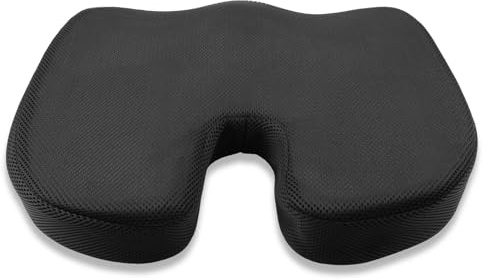 ALNKDH Orthopedic Coccyx Cushion,Memory Foam Coccyx Pain Relief Cushion,Used for Office Chair Cushion,Gaming Chairs, Wheelchairs, Car Seats, Hemorrhoids,Sciatica and Tailbone pain