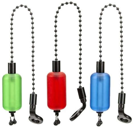 Niesel 3x Bobbins Carp Fishing, Bite Indicators For Carp Fishing, Portable Chain Bite Alarm Bobbins, Bite Alarm Bobbins Bite Indicators For Carp Fishing, Quick Release Fishing Alarm Connector