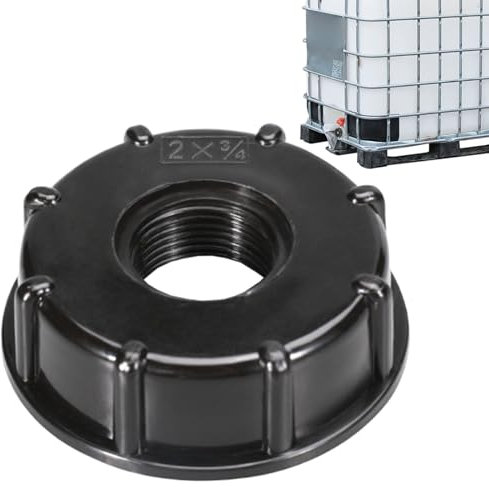 Qyljeiwred Adaptateur de Tuyau d'eau | Connecteur mâle pour Jardin, raccord de réservoir d'eau pour tonneau de Pluie extérieur, Adaptateur de Tuyau d'arrosage Gallon Accessoires pour Seau de vidange