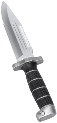 1 spade in schiuma per arti marziali, coltello finto smussato con pugnale realistico, coltello giocattolo per arti marziali, costume da allenamento (30,5 cm)