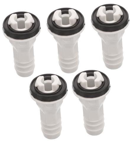EXQUIMEUBLE 5Pcs Air Conditioner Drain Connector Fitting Leak Adapter for Window Ac Units Replacement Parts for Efficient Condensate Drainage
