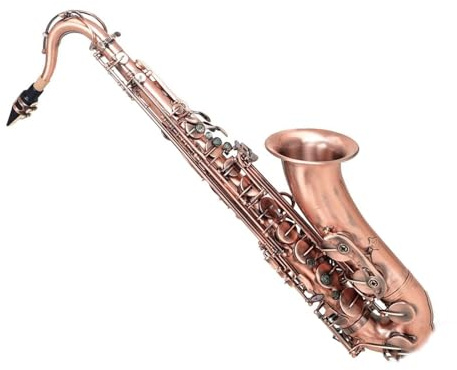 Professionell Saxofon Altsaxofon Professionellt Bleckblåsinstrument Röd Koppar Brons Finns(Copper)
