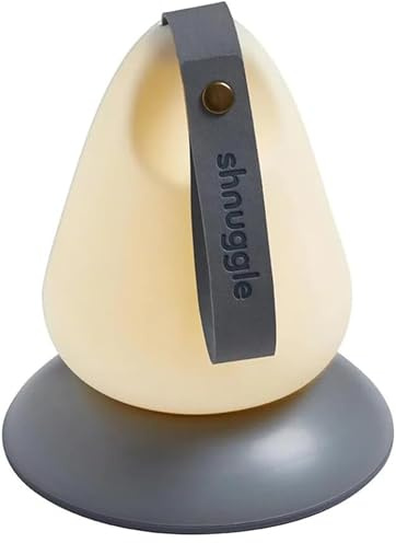 Shnuggle Moonlight Plus Night Light & Digital Room Thermometer – Baby Nursery Light with Temperature Monitor, Adjustable Brightness for Newborn & Toddler | Perfect Baby Gift (Grey)