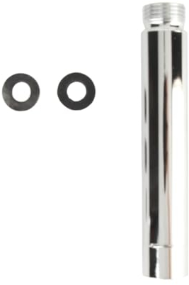 Haofy Verlängerung für Duschkopf Duschkopf-Verlängerungsarm, Duscharm-Verlängerung, Duschkopf-Verlängerung, Edelstahl-Runddusche-Verlängerungsrohr Badezimmerzubehör, Chrom