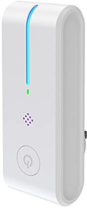 zalati Purificador de aire para el hogar, generador de iones negativos, sin filtro, portátil, eliminador de olores domésticos, limpiador para eliminar olores, humo, alergias y polvo de humo de