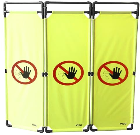 Barrière d'intervention PVC 1m80 logo Interdiction