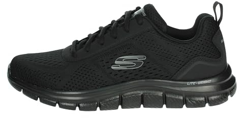 Skechers Men's Track-leshur Sneaker, Black, 41 EU