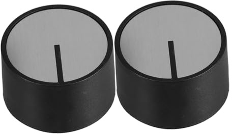 Amosfun Perillas de Control para Estufa de Gas Aplicables, 2 Piezas, Perillas de Repuesto Abs Resistentes al Calor, Compatibles Hornillo de Gas para Casa, Sustitución Duradera y Funcional