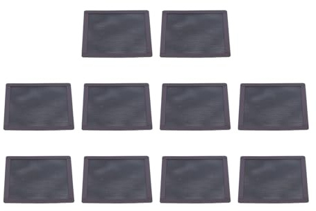 Dpofirs Magnetisk Fläkt Dammfilter Nätram 140 Mm Svart för PC-datorfodral, Hög Fläkthastighet för Bra Värmeavledning, 10 Stycken