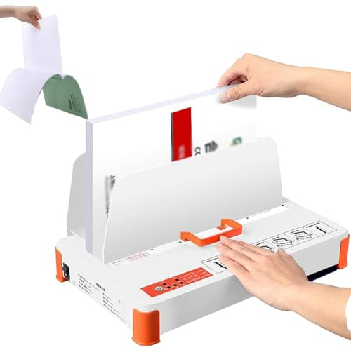 Hot Melt Binding Machine – Electric Thermal Binder, 55mm Max Thickness, 500-Sheet Capacity, A4 A5 A3, for Contracts Invoices Reports