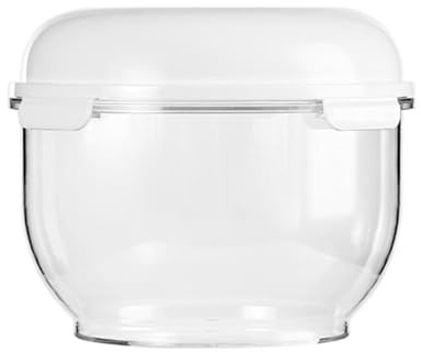 Récipient de fermentation transparent avec couvercle pour pain, pâte à pizza, antiadhésif, idéal comme récipient de fermentation dans la cuisine, polyvalent pour la pâte à levure, la pâte sure
