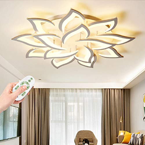 Modern LED-taklampa, vardagsrum, dimbar med fjärrkontroll, sovrum, matsal, tak, pendellampa, lampor, taklampa, matbord, kök, badrum, barn, lägenhet, dekoration, lampor, 14 huvuden
