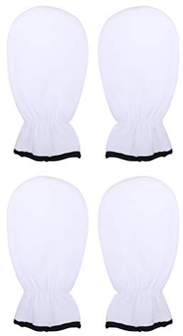 FRCOLOR Paraffin Wachs Handschuhe 2 Paar Paraffin Bad Handschuhe Paraffin Bad Liner Hand Spa Abdeckung für Frauen Weiß