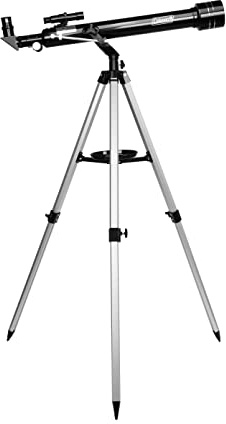 Coleman 700mm x 60mm Refractor Telescope (35x-525x) Kit with Heavy-Duty Carrying Case - Metallic Charcoal Gray