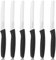 targzier Tomato Knives,Sharp Serrated Kitchen Knives Set of 6,Stainless Steel Dinner Knife,Small Utility Knives Dishwasher-Safe,Rustproof,Wavy Edge Knife of Cutting Tamatoes,Vegetables,Fruit