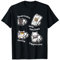 Mode Damen Sommer Katze lustig Spruch Herren Kinder Kaffee T-Shirt