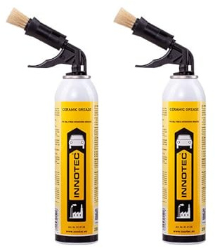 Innotec - 2 paste ceramiche in ceramica, grasso per ceramica, pasta di montaggio ad alta pressione e resistenza alle temperature, pasta di servizio freni, lubrificante permanente ad alta resistenza